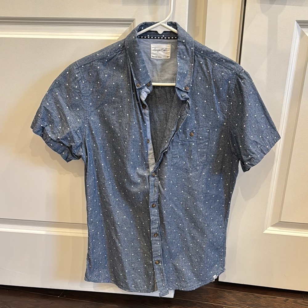 Sovereign Code Blue Casual Button Down Shirt